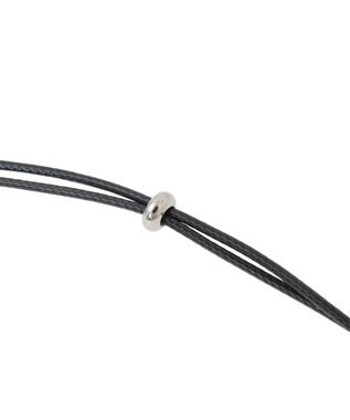 AMERICAN HOLIC ハーフパイプコードネックレス Black