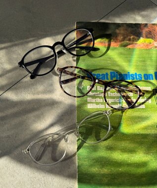 WEGO 【ユニセックス着用ITEM】ボストンフレームアイウェア ブラック