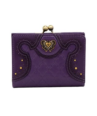 ANNA SUI エレノア 口金二つ折り財布 パープル