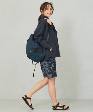 JOSEPH ABBOUD MOUNTAIN 【UNISEX】オーガニックコットンシャンブレーカモ ハーフパンツ ネイビー系5