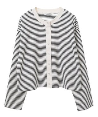 earth music&ecology ＳＥＴ２点リブアンサンブル Border Ivory