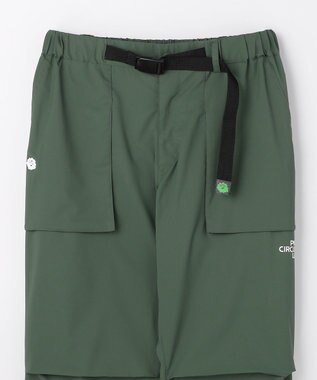 PW CIRCULUS 【MEN】ワイドカーゴパンツ ゴルフ グリーン系