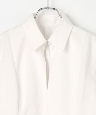 #Newans 【撥水】ユニークフォルムチュニック ホワイト