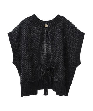 CRAFT STANDARD BOUTIQUE キナリノコラボ/洗える2wayモールニットベスト/24AW Black