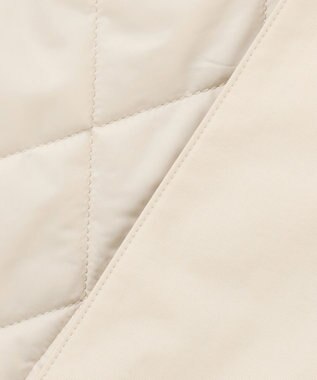 J.PRESS LADIES 【洗える】スパンライクナイロンタッサー ステンカラー コート ライトベージュ系