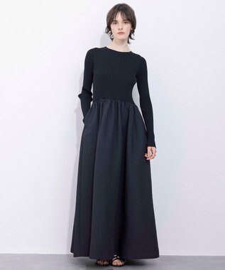 NAVE 【Nave・洗える】コンビネーションドレス ブラック系