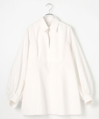 #Newans 【撥水】ユニークフォルムチュニック ホワイト