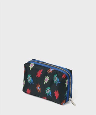 Paul Smith フラワープリント ポーチ チャコールグレー