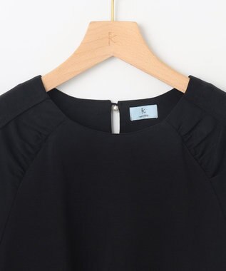 組曲 S 【WEB限定】スムースシルケット カットソー ブラック系