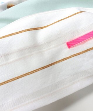 POLS ジャガード織 FRAME ヘアバンド ブルー