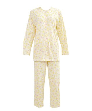 Wing 【数量限定　特別価格】　パジャマ　長袖・長ズボン　上下セット　綿100％　ウイング／ワコール　EP7980