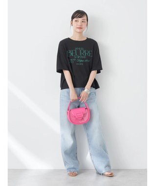 earth music&ecology リングハンドルバッグ Pink