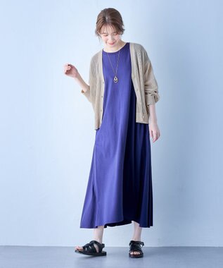 ANY メッシュカーディガン サンドベージュ