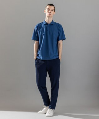 JOSEPH HOMME <新色追加>新素材【抜群の通気性/360度ストレッチ】エアトールストレッチ ポロシャツ 【新色】ブルー系