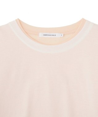 AMERICAN HOLIC 【2点セット】レイヤードシアーTシャツ Off White