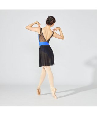 Chacott ノースリーブレオタード ブルー