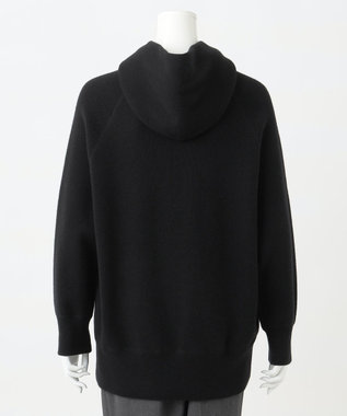 23区 【R(アール)】ウールカシミヤ ニットパーカー ブラック系