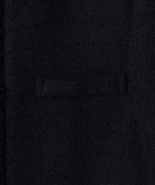 J.PRESS LADIES スラブヤーン ツイード ジャケット ネイビー系