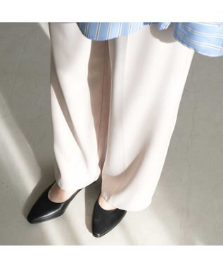 Pointer 【5cmヒール】日本製 高級本革プレーンパンプス ブラック