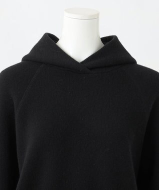 23区 【R(アール)】ウールカシミヤ ニットパーカー ブラック系