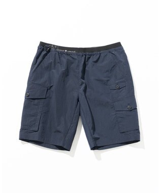 JOSEPH ABBOUD MOUNTAIN 【CREA掲載・ウエストストレッチ・ECO撥水・軽量】アウトドアイージーショーツ ネイビー系