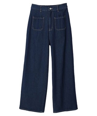 Green Parks ・ＥＬＥＮＣＡＲＥ　ＤＵＥ　デニムワイドパンツ Indigo