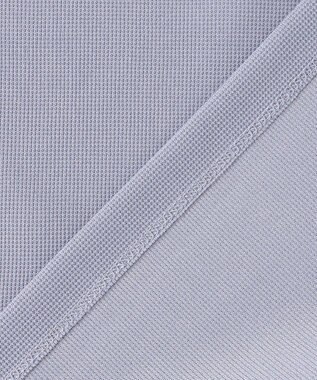 ANY コンフォータブル袖タックブラウス ライトブルー