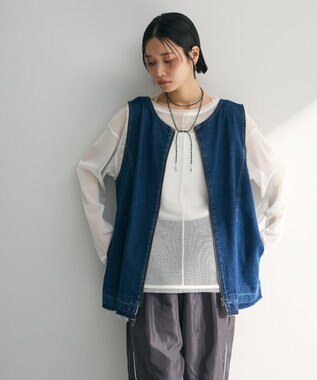 Green Parks ２ｗａｙデニムベスト Indigo