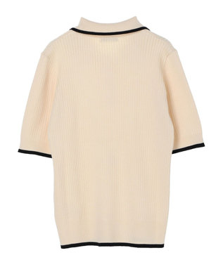 earth music&ecology ハイショクポロニット Ivory