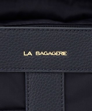LA BAGAGERIE コンビ2WAYトートバッグ Sサイズ ネイビー
