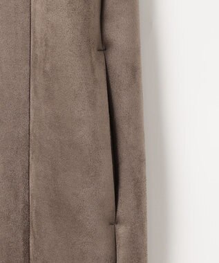 J.PRESS LADIES 【洗える】ダンボールスエード ジャンパースカート ブラウン系