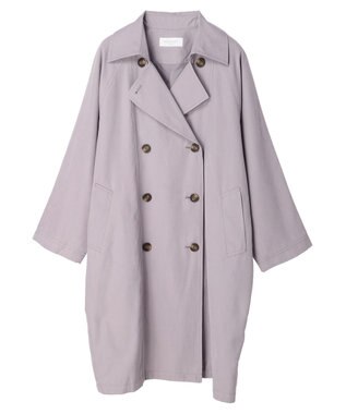 Green Parks オーバートレンチコート Purple