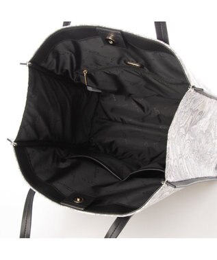 LA BAGAGERIE 【STOF】フラワープリントスクエアトート グレー