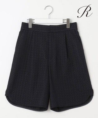 23区 S 【R(アール)】ハウンドトゥースジャカード ショートパンツ