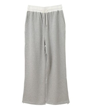 Green Parks ウエスト配色切替スウェットパンツ Gray