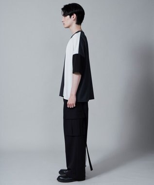 WEGO カラーブロックT（S） ダークグレー