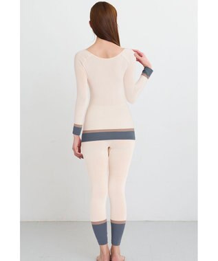 WACOAL あったかインナー よく伸びる生地 袖丈調節可能(7分袖~9分袖) 保温性(身生地) 9分袖 長袖 【360°ラクストレッチ】 レディース CLD371 /ワコール アイボリー