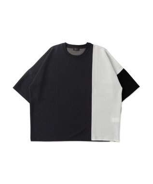 WEGO カラーブロックT（S） ダークグレー