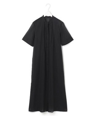 ICB 【洗える】ハイツイストコットンボイル ワンピース ブラック系