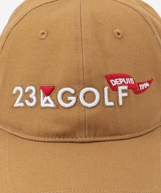 23区GOLF 【UNISEX】23区GOLF ロゴキャップ ベージュ系