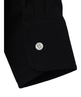 CRAFT STANDARD BOUTIQUE レーヨンデシンバンドカラーシャツ Black