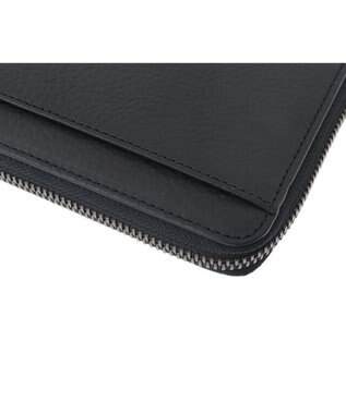 genten ミネルヴァ2 Lファスナー長財布 クロ