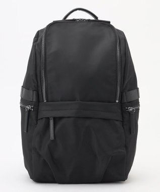 ICB 【A4サイズ収納可・容量約14L】8ポケットメタルファスナー ナイロンリュック