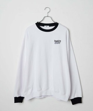 WEGO ヘビーウエイトファンシーロゴプルオーバー 柄1