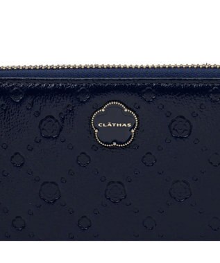 CLATHAS アクシオン ラウンド長財布 ネイビー