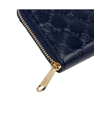 CLATHAS アクシオン ラウンド長財布 ネイビー