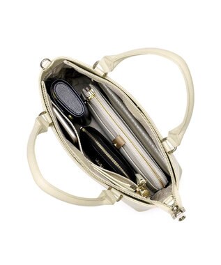 IBIZA リンピード　牛革　2WAYバッグ アイボリー