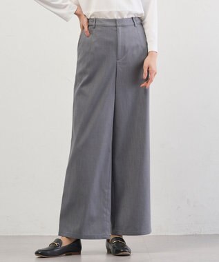 J.PRESS LADIES セルロースシャンブレー セミワイド パンツ