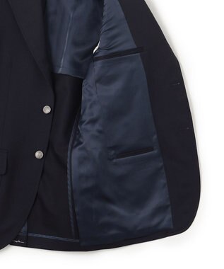 J.PRESS MEN 【WEB・一部店舗限定】10マンスツイルナチュラルストレッチツイル ブレザー /銀釦 ネイビー系