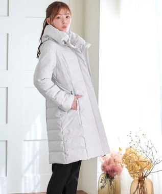 Tiaclasse ミドル丈ダウンコート グレー